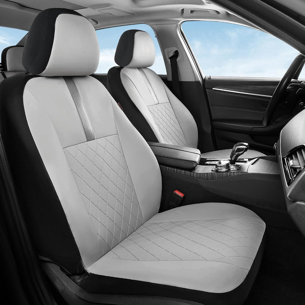 Coverado Car Seat Covers Front Pair, Automotive Leather Seat Covers for Car,U...