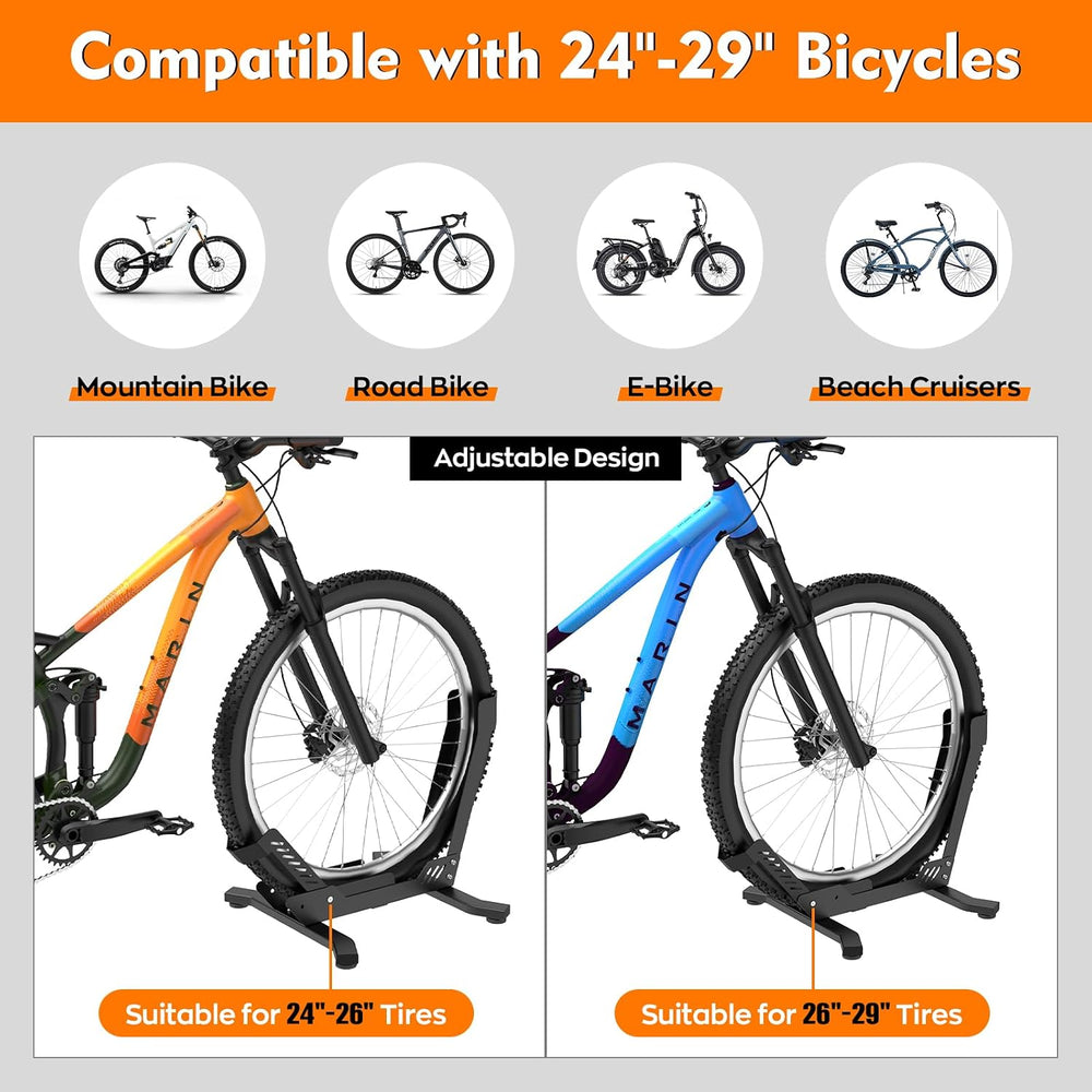 Bike Stand Floor, Portable Bike Storage for Garage