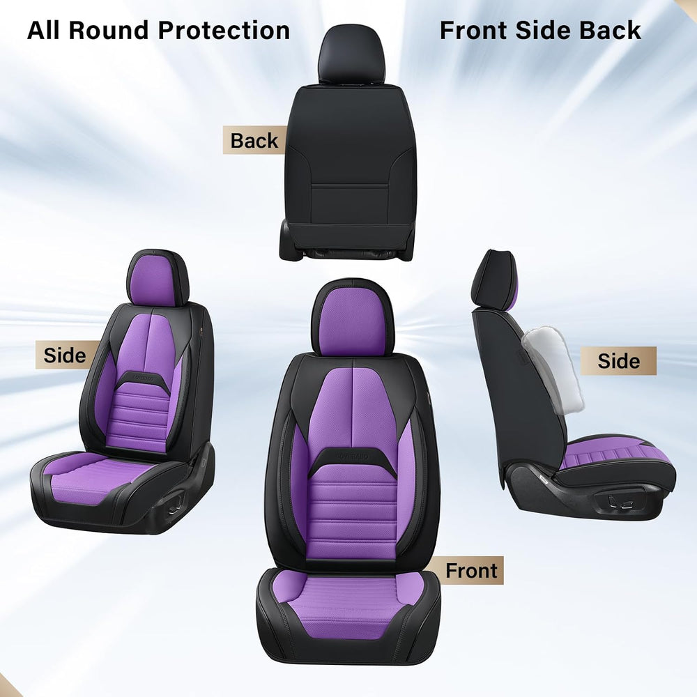 Coverado Car Seat Covers Full Set, Seat Covers for Cars, Automotive Seat Cove...