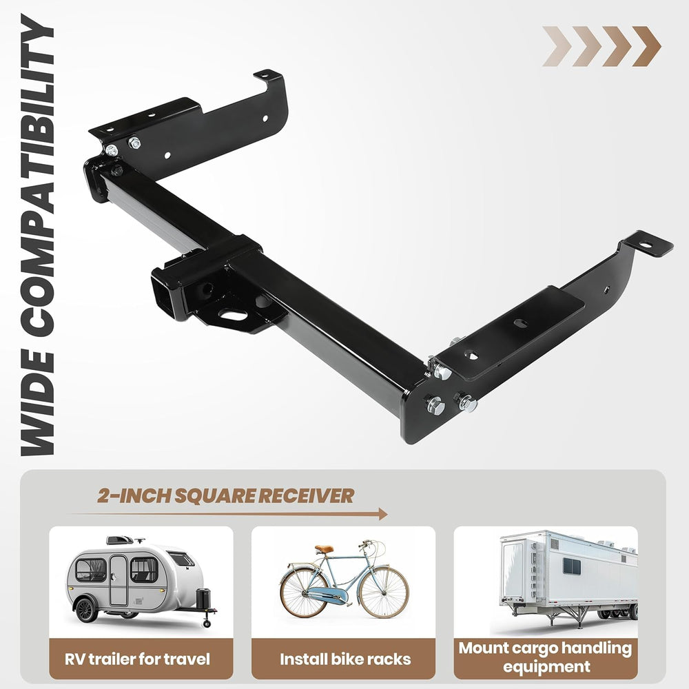 KUAFU 2 Inch Class 3 Trailer Hitch Compatible with 1996-2023 Chevrolet Expres...