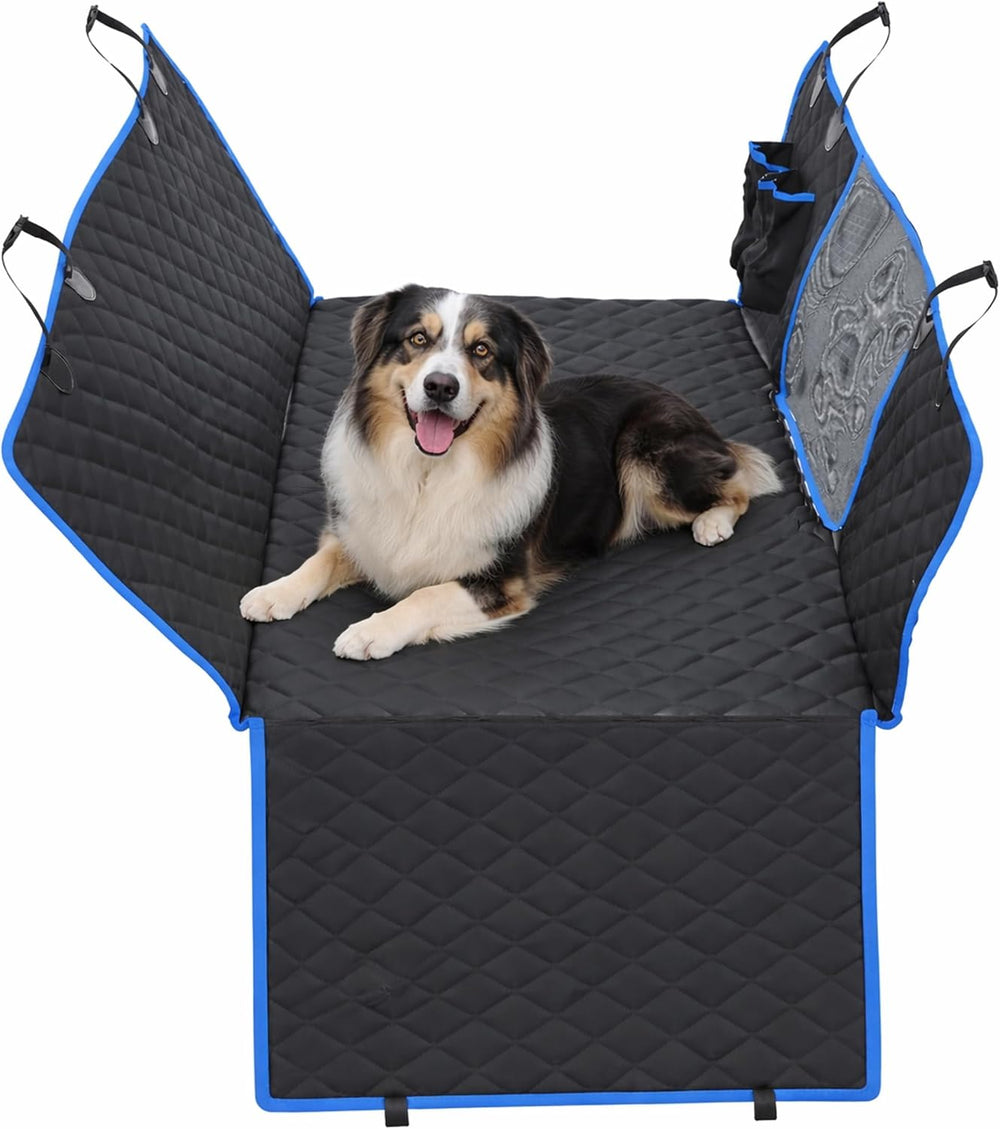 Dog Car Seat Cover for Back Seat, Waterproof, Scratchproof, Nonslip, Dog Hamm...
