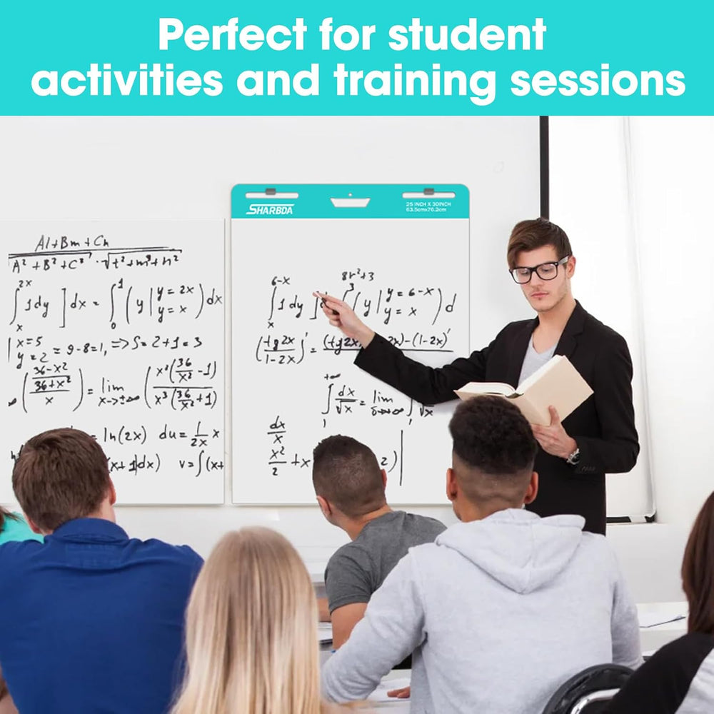 Lined Sticky Easel Pad, 25 * 30 inch,Self-Stick Flip Chart Paper, Super Adhes...