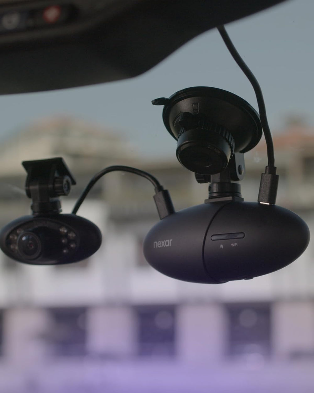 Pro Dual Dash Cam 1080p FHD Front and Interior Cameras AI Crash Detection 24H...
