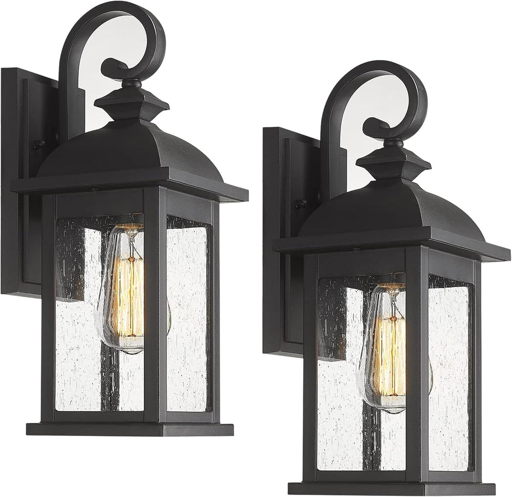 FEMILA Exterior Wall Sconce, 2 Packs Outdoor Waterproof Wall Lights Fixture