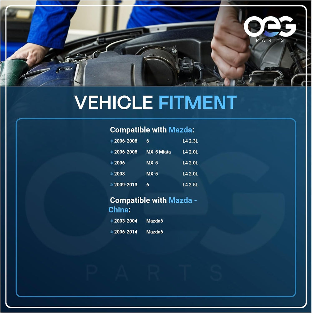OEG Parts 100A Alternator Fits Mazda MX-5 Miata 2.0L 2006-2008