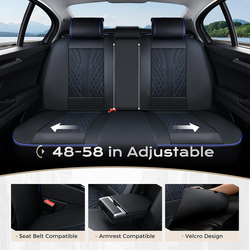 Coverado Car Seat Covers, Car Seat Covers Front Seats, 2-Pack Front Seat Cove...