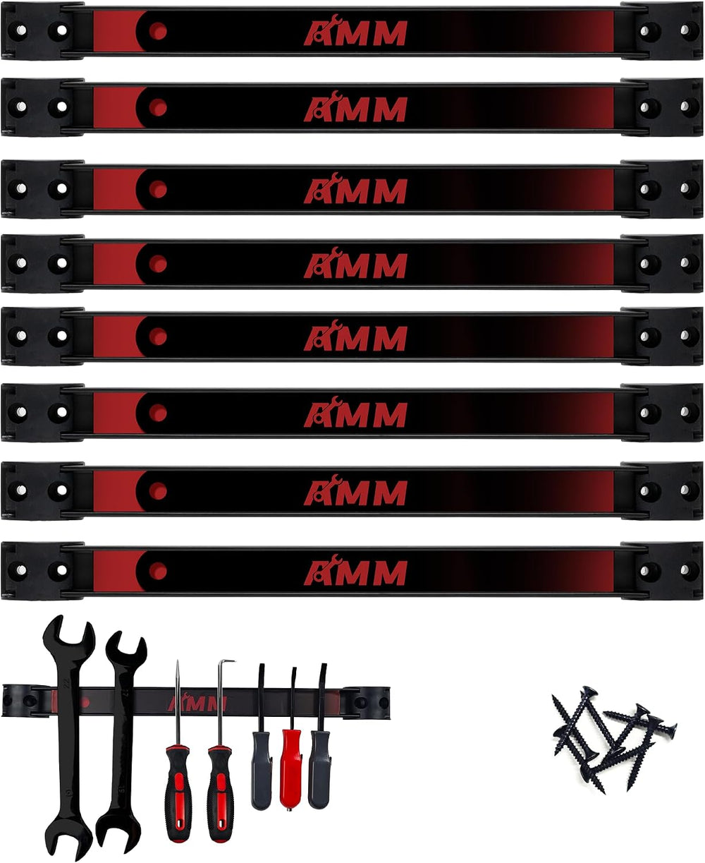 AMM 8PCS Magnetic Tool Holder Strip, Tool Magnet Bar