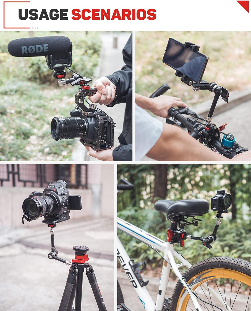 IFOOTAGE 9.5" Spider Crab Magic Arm Adjustable Arm LT4-5.5