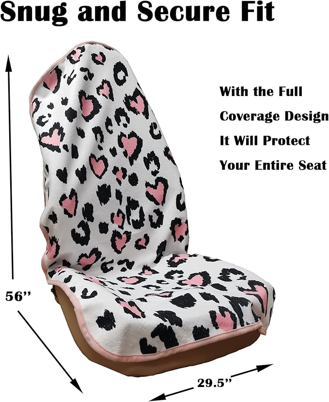 Car Seat Cover Protector Front Seats, (2Pcs)