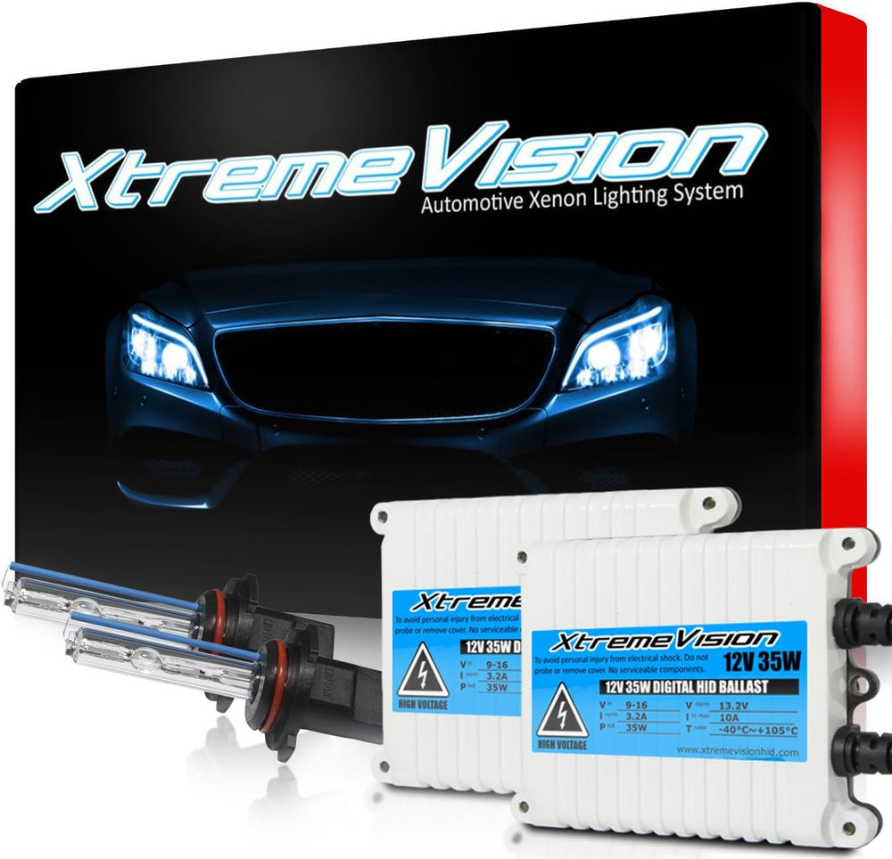 XtremeVision 9005 10K 35W AC Xenon Bulb Bundle - Slim AC Ballast - HB3, 9011 ...
