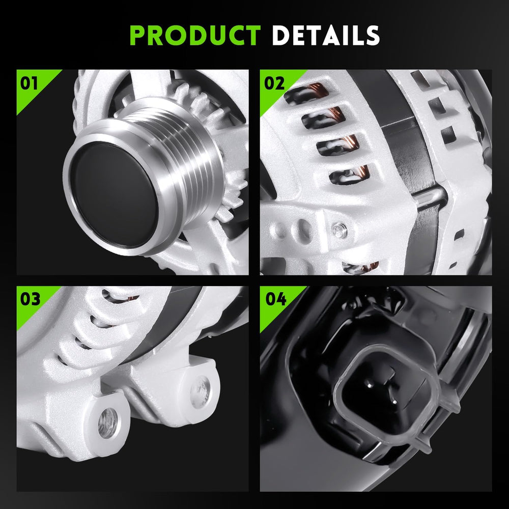 11570N New Alternator V6 3.6L Compatible with 2011-2020 Dodge Grand Caravan J...