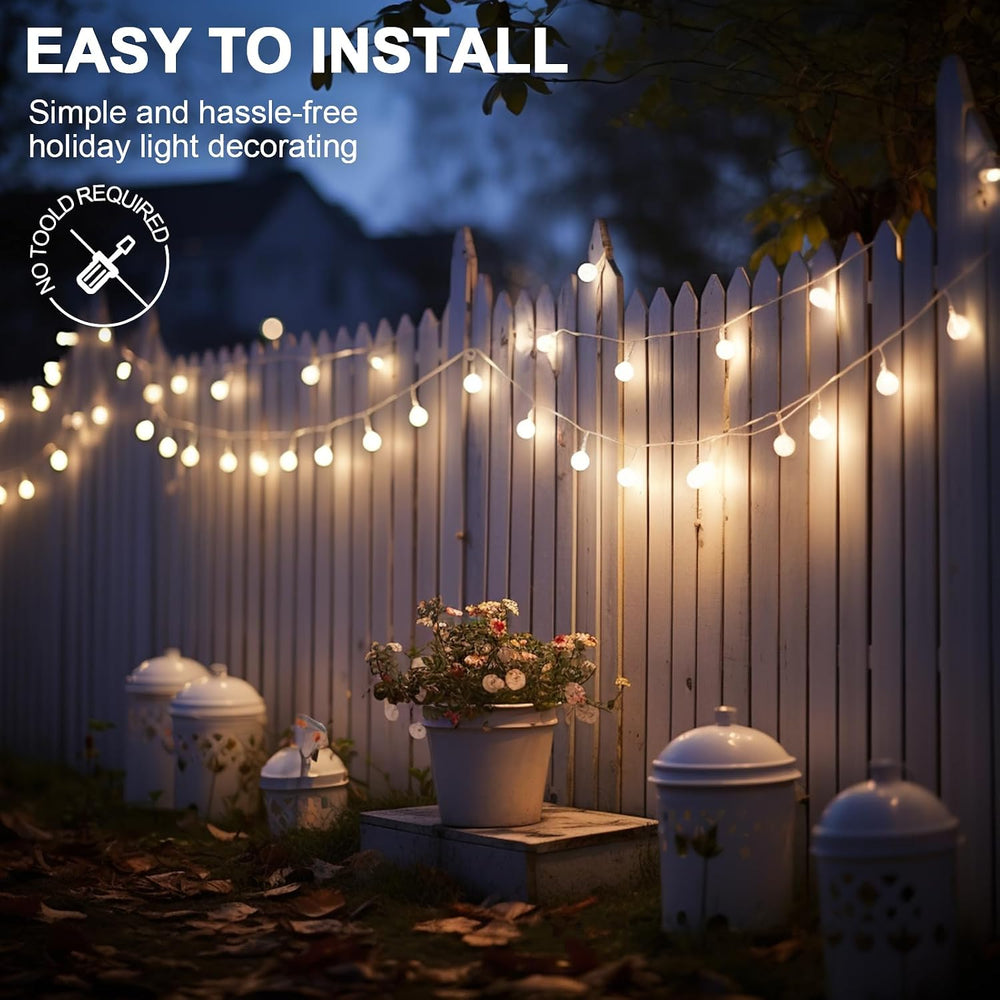Hetyue Hooks for Outdoor String Lights Clips: 70Pcs Heavy Duty Light Hook