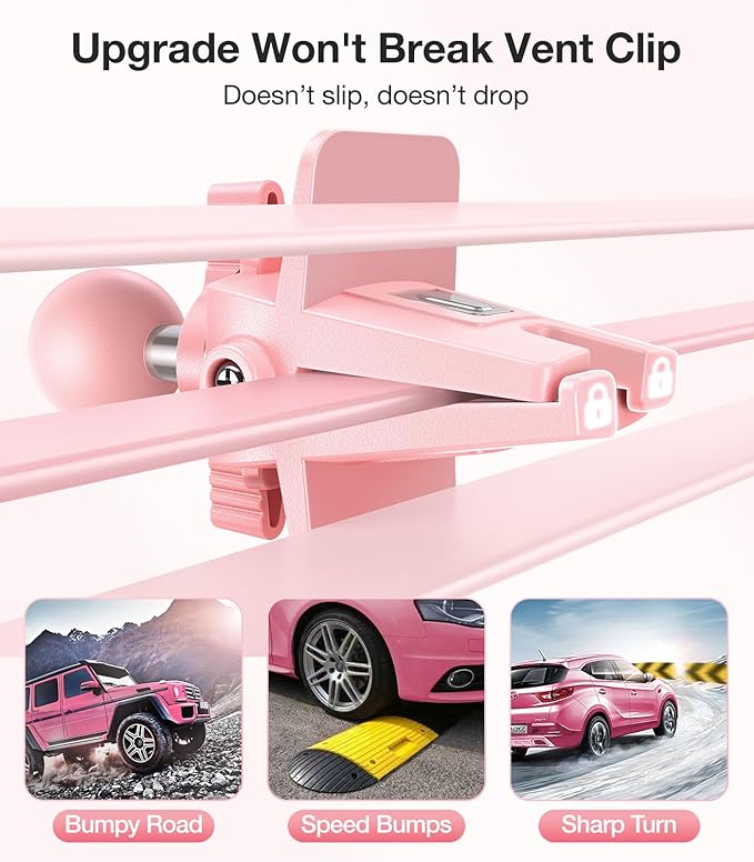 VICSEED for MagSafe Car Mount Magnetic Phone Holder for Car Vent 360 Adjustable