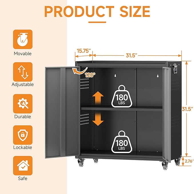 Metal Garage Storage Cabinet
