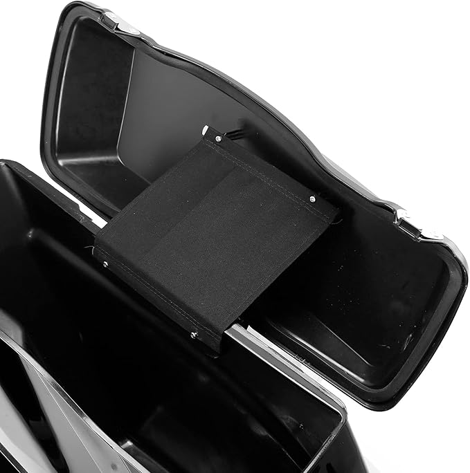 XFMT Motorcycle Stretched Saddlebags 5" Extended Hard Saddle Bags