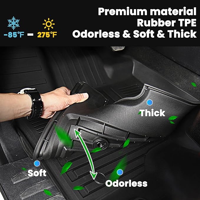 Auxko All Weather Floor Mats Cargo Liner Fit