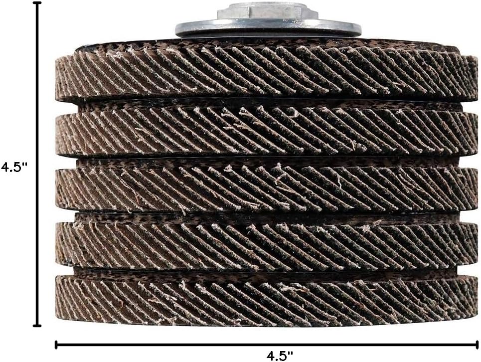 BHA 4-1/2 x 5/8-11 XL Zirconia Flap Disc T27-60 Grit - 5 Pack
