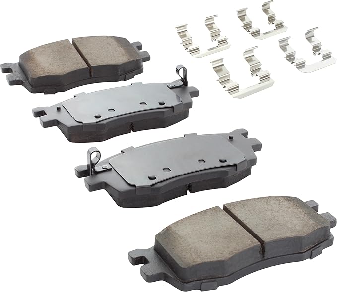 Premium Ceramic Front Brake Pads Compatible