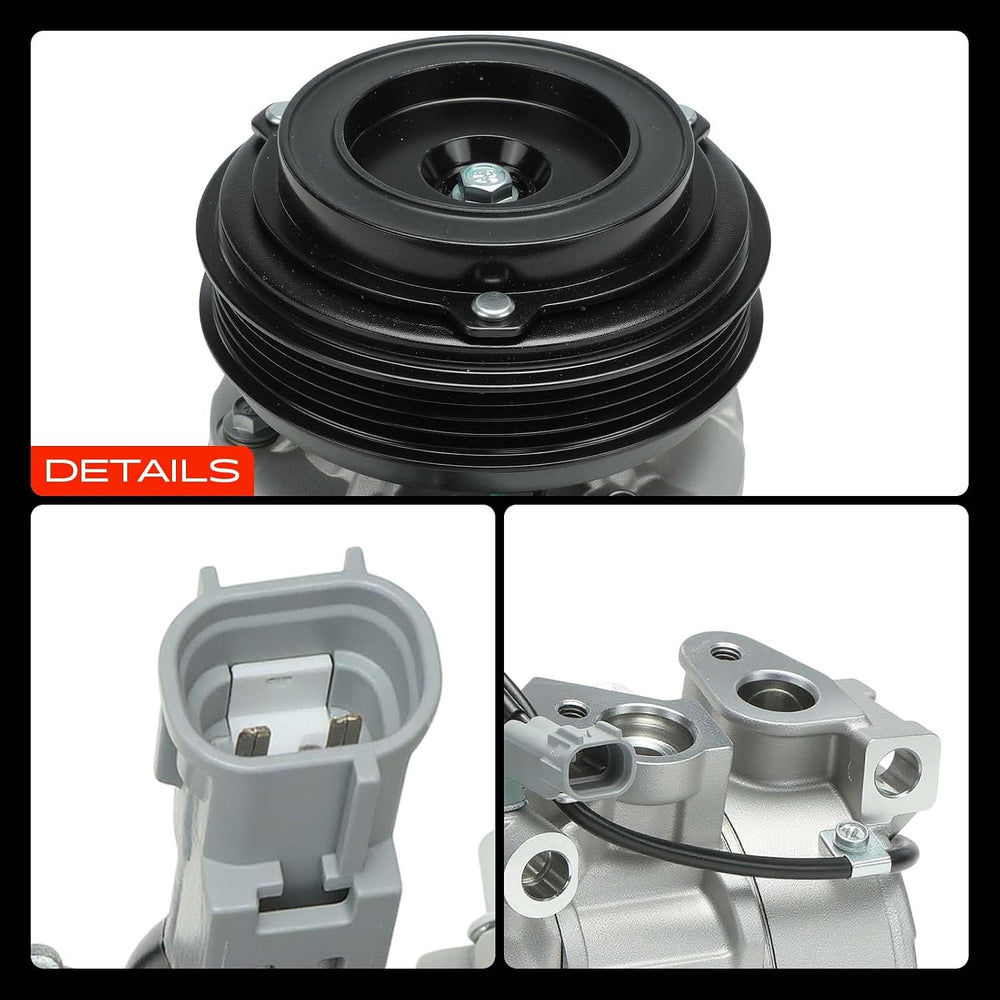A-Premium Air Conditioner AC Compressor with Clutch