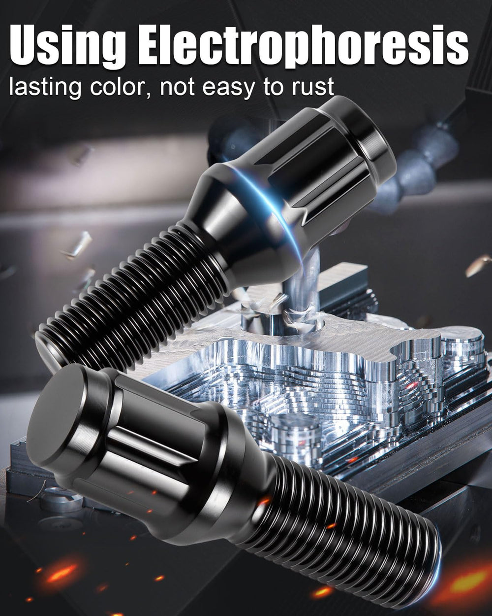 GAsupply M14x1.25 Lug Bolts 28mm Shank fits for BMW i3, i4, i5, i7, i8, ix, M...