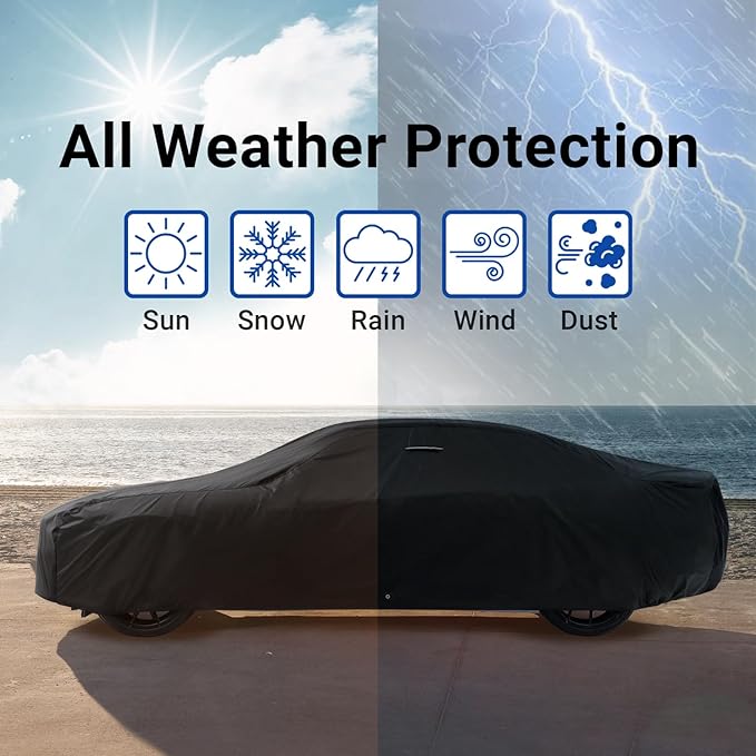 iCarCover Custom Car Cover for Pontiac Astre 2-Door, 4-Door Waterproof