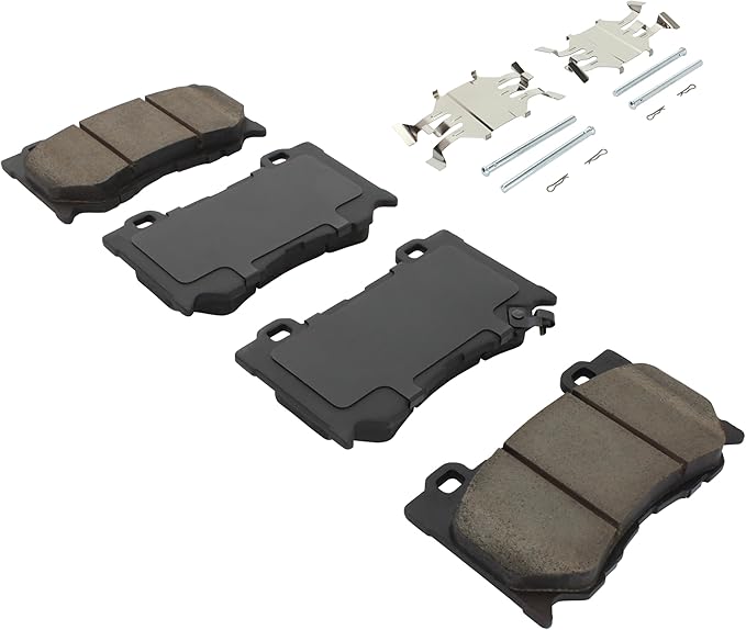 Premium Ceramic Front Brake Pads Compatible