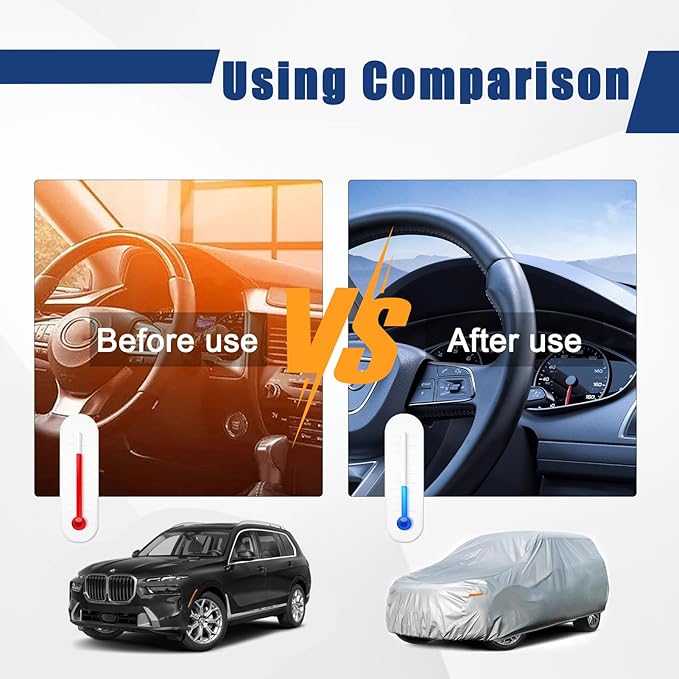 Kayme 6 Layers SUV Car Cover Custom Fit