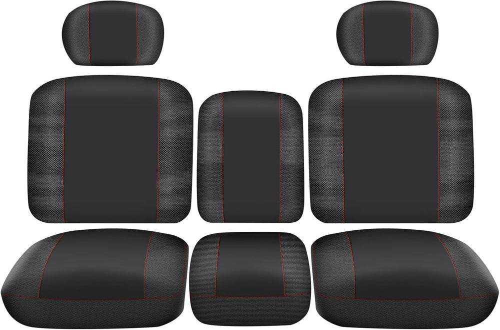 BORDAN UTV Seat Cover for 2016-2025 Can Am Defender DPS MAX 6X6 PRO Split Ben...