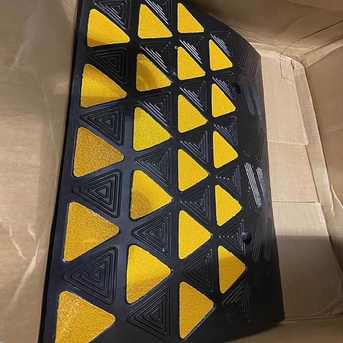 BESEA Rubber Curb Ramp 6" inch High 23.6" Length,