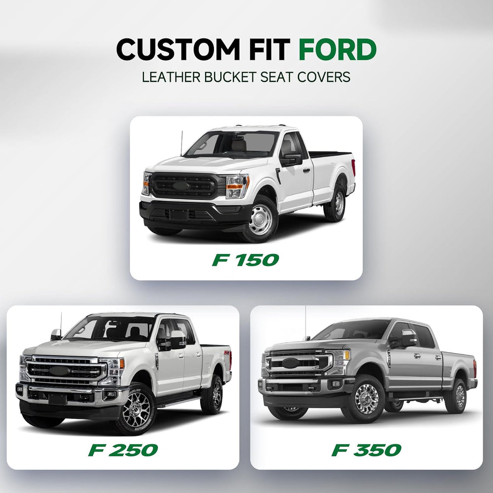 GIANT PANDA Front Car Seat Covers for 2009-2026 Ford F150,2017-2026 F250 F350...
