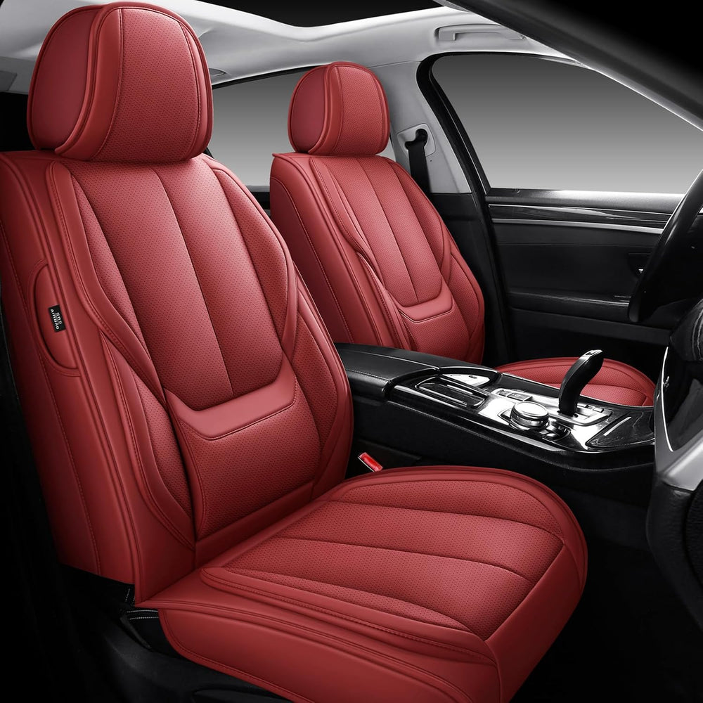MINGBRON Leather Car Seat Covers,Car Seat Covers Full Set,Automotive Seat Cov...