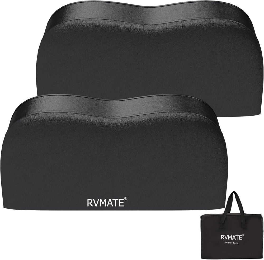 RVMATE RV Tire Covers, Dual Axle Wheel Cover (2 Pack) Fits 27"-30" ...