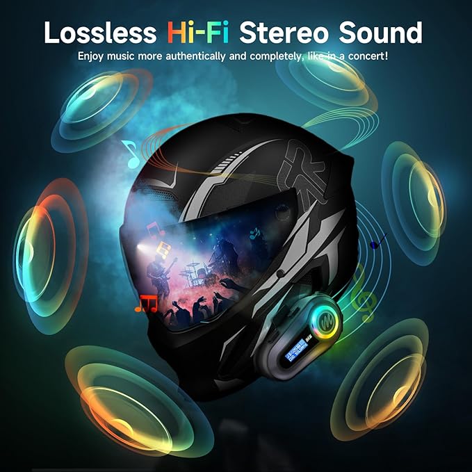 Moman Motorcycle Helmet Headset, H4M