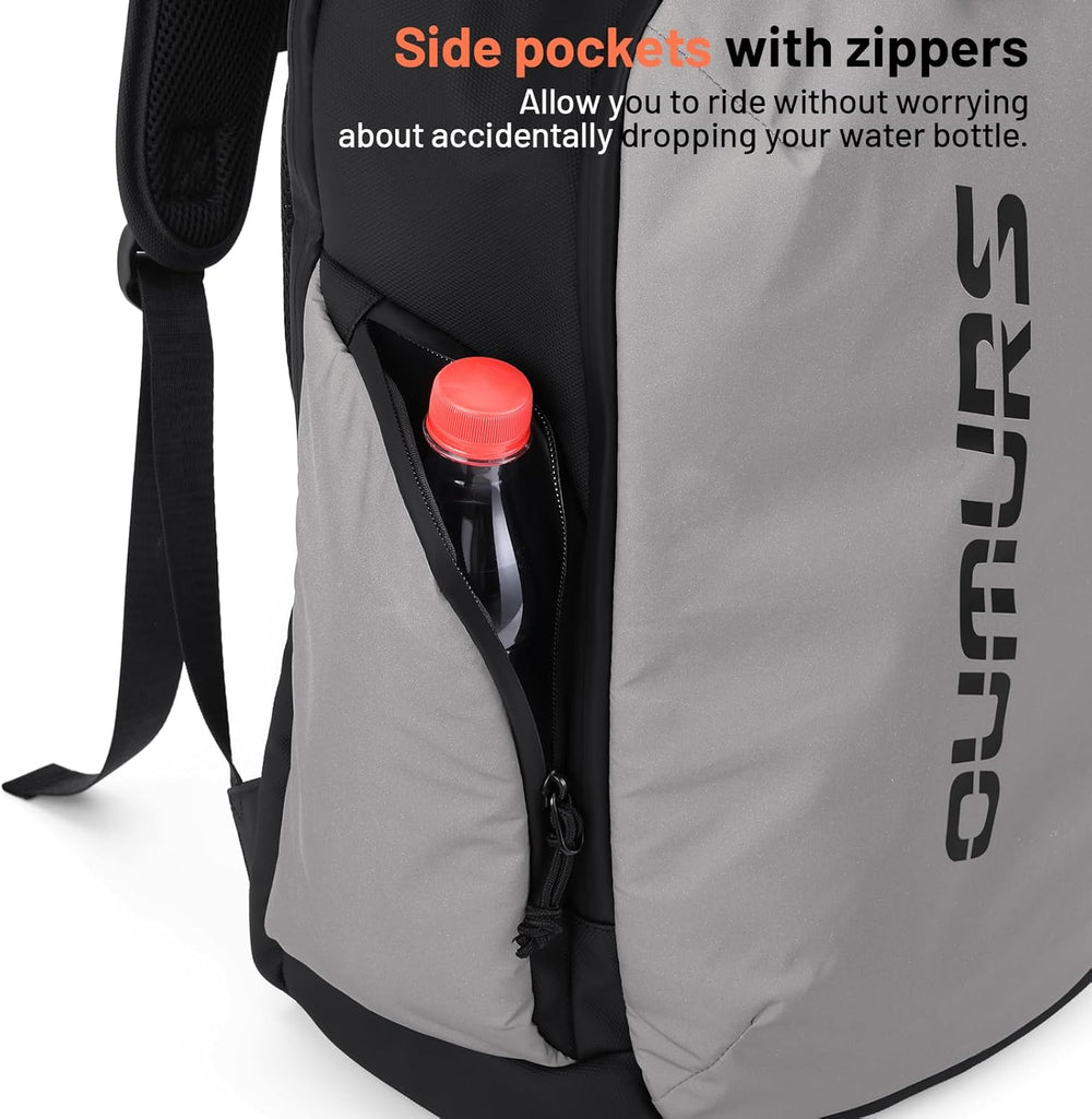 Oumurs Reflective Backpack 1800D Water-resistant Oxford Cloth Backpack Laptop...