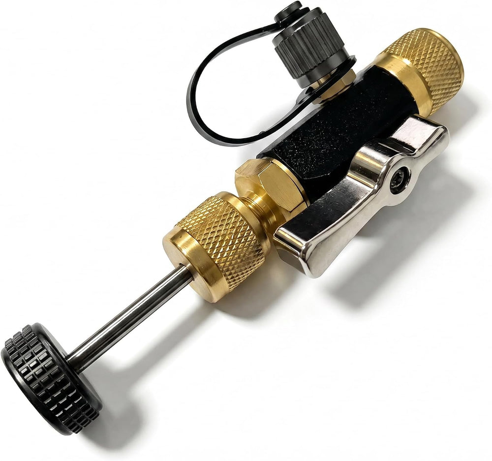 1/4" Mega Flow Valve Core Removal Tool, 20 Micron Vacuum HVAC Service Tool