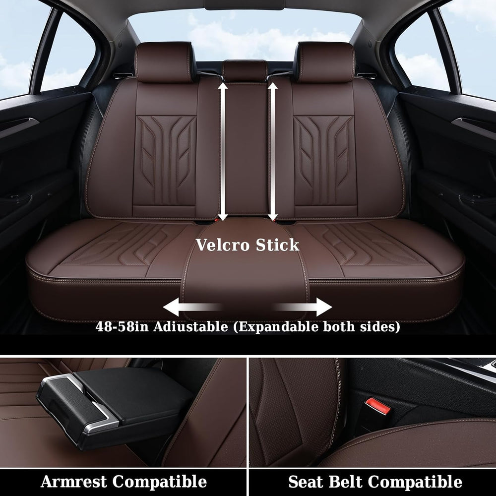 Coverado Front Seat Covers, Car Seat Covers Front Seats, Leather Seat Covers ...