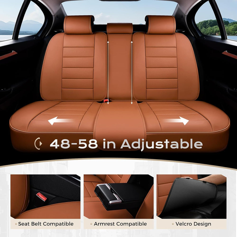 Coverado Car Seat Covers Full Set, Seat Covers for Cars, Front Seat Covers an...