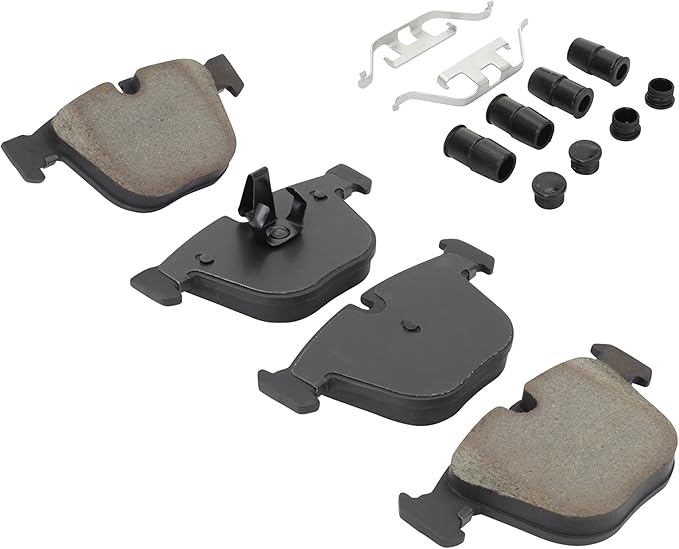 Premium Semi-Metallic Rear Brake Pads Compatible