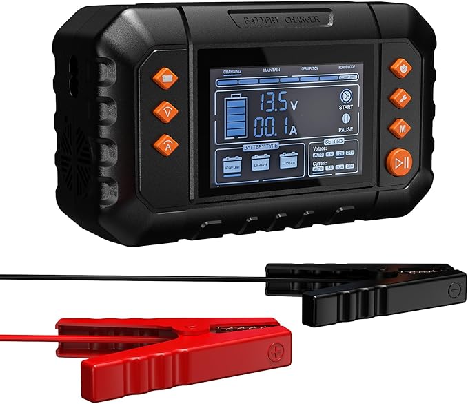 WAVLINK Smart Battery Charger, Car Battery Charger