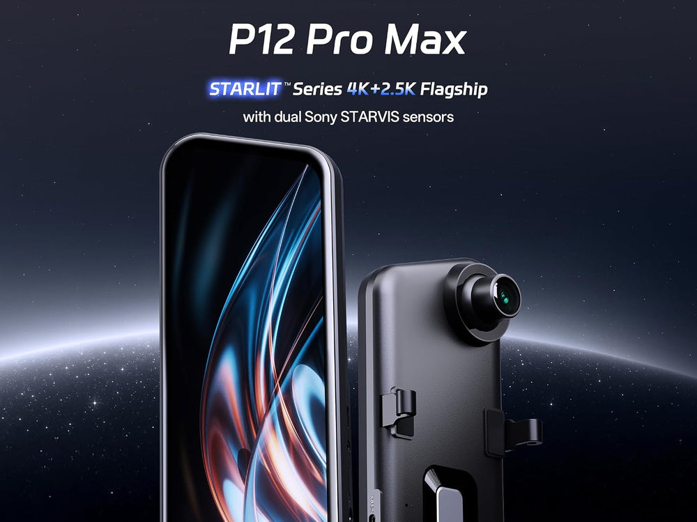 Pelsee P12 Pro Max 4K+2.5K Mirror Dash Cam w/Starvis 2 IMX678