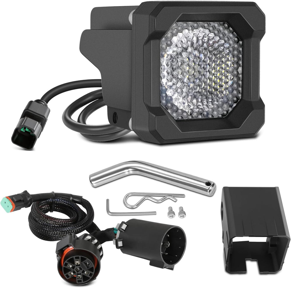 Hitch Mount Reverse Light Kits, Universal Flood Hitch Light Pods for 2x2 Inch...