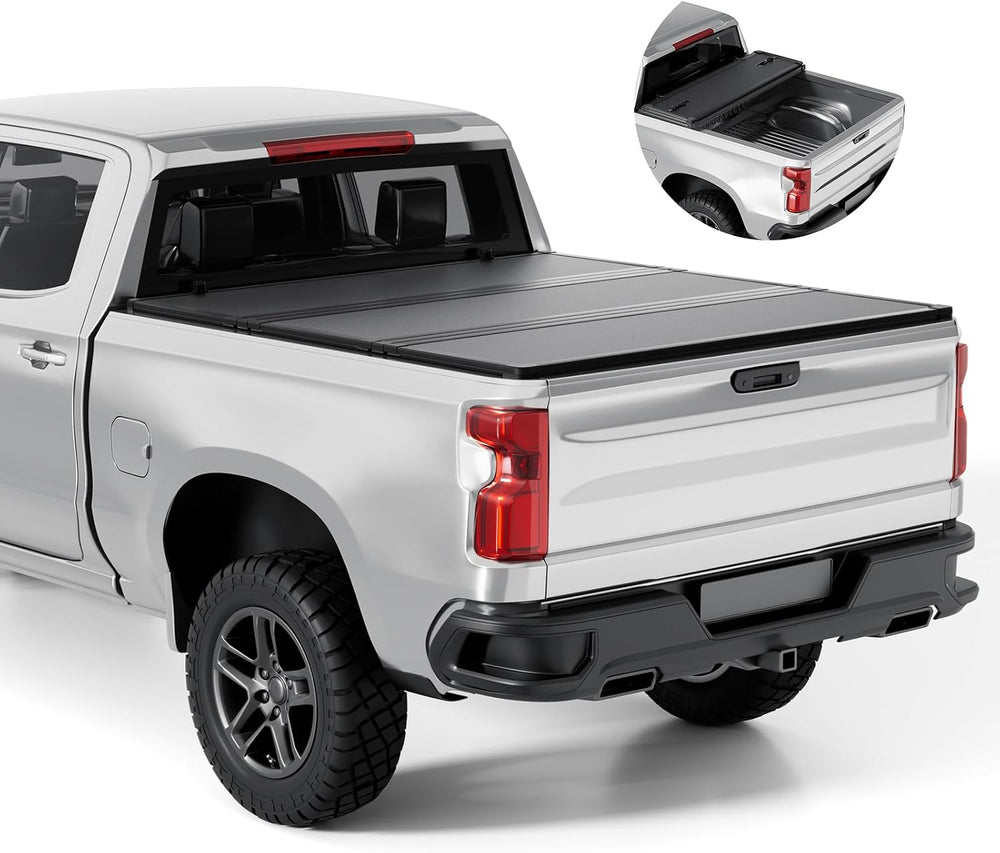 Fold Truck Bed Covers Fits 2007-2026 Chevy Silverado/Sierra 1500