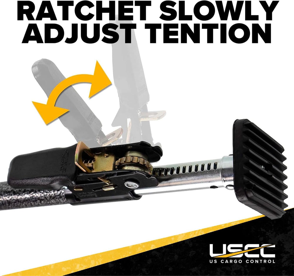 US Cargo Control Ratcheting Cargo Bar for Pickup Truck Bed, 40" to 70&qu...