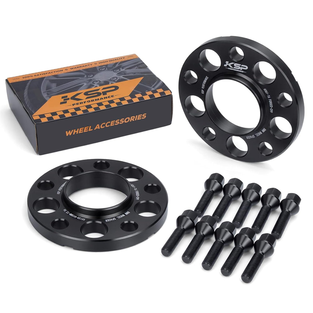 KSP 5X120mm Wheel Spacers, 2PCS 15mm Hubcentric Forged Spacer for E36 E46 E90...