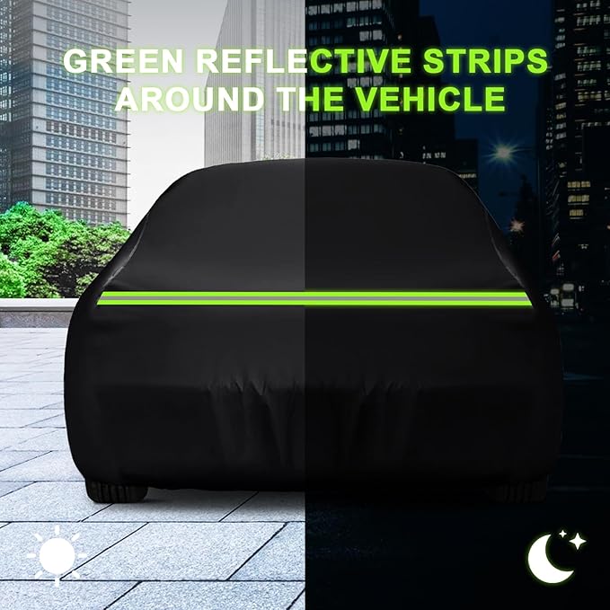 QUNSUNUS Waterproof Car Cover for Ford Torino 1968-1976 and Fairlane 1968-1970
