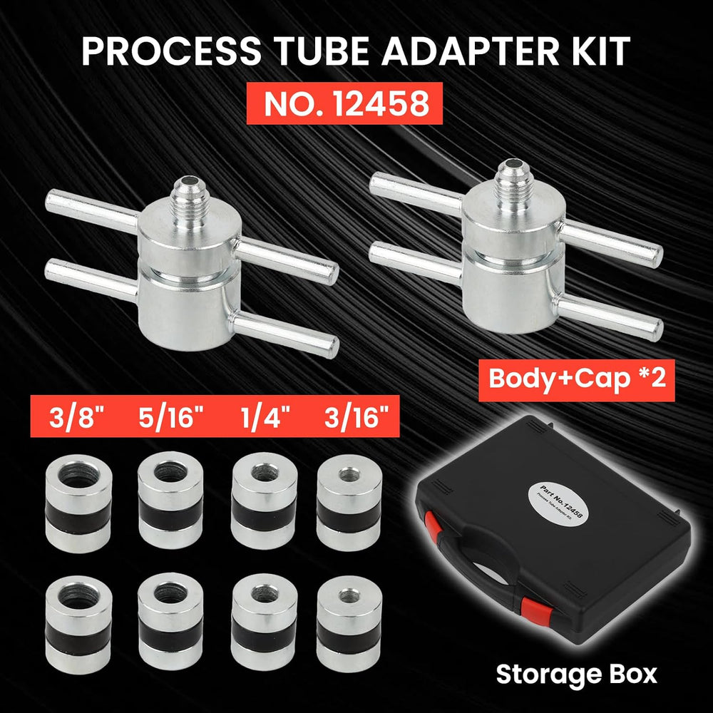 12458 Process Tube Adapter Kit for 3/16", 1/4", 5/16", 3/8&quo...