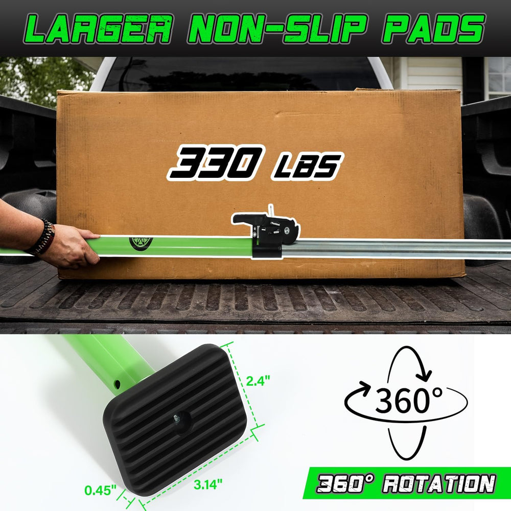 Ratcheting Cargo Bar 40"-70", Adjustable Cargo Bar for Pickup Truck...