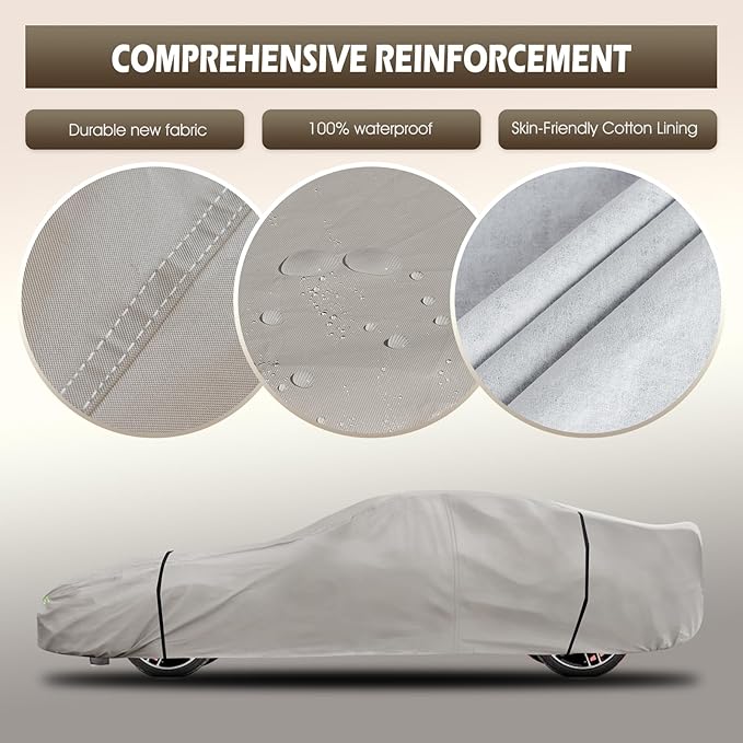Migaven 6 Layers Car Cover Custom Fit