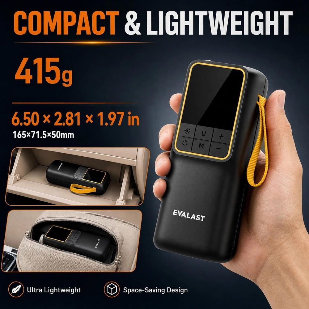 Rechargeable Tire Inflator, 150 PSI Portable Air Compressor