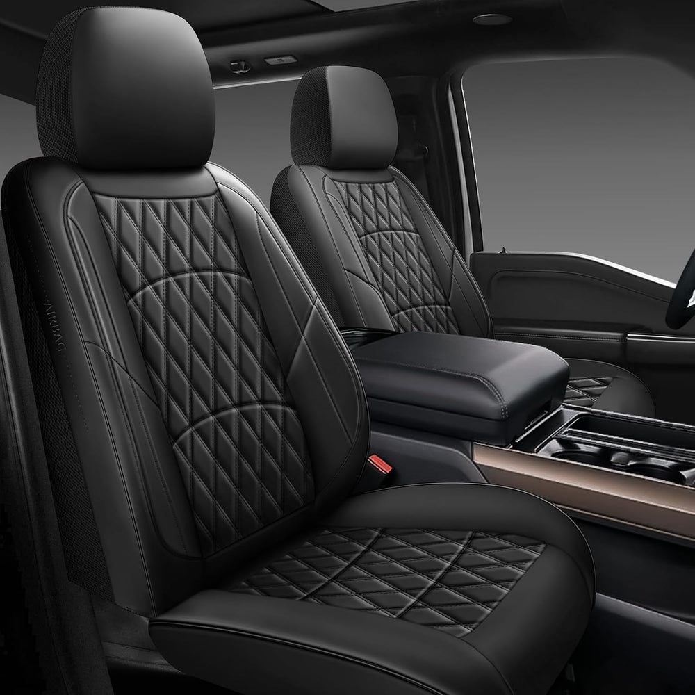 Car Seat Covers,Universal Fit for Cars SUVs Trucks,Black Full Set